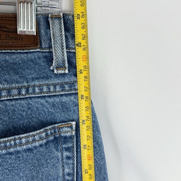 LL BEAN Men Blue Cotton Standard Fit Straight Leg Casual Western Jean 33x29 - Picture 12 of 15